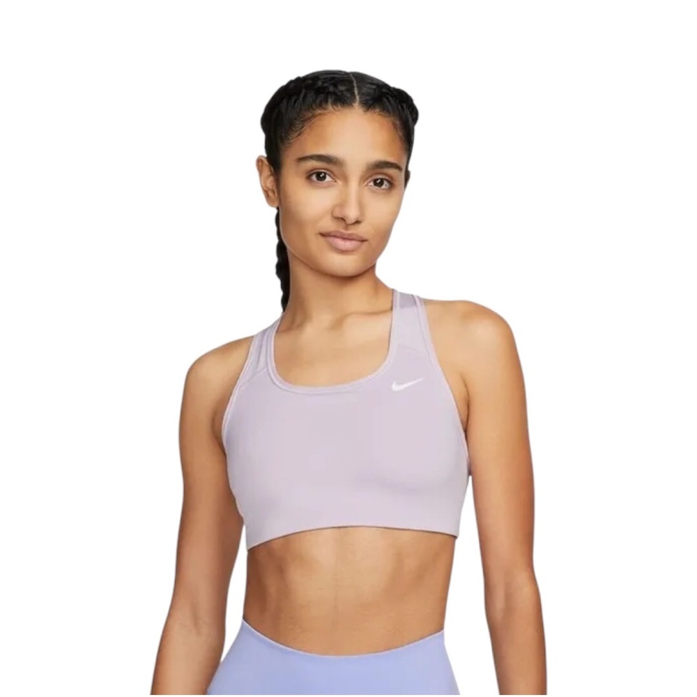 Nike Dri-Fit Swoosh Non-Padded Sports Bra - Picture 2 of 13